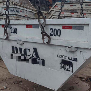 Caçambas de entulho